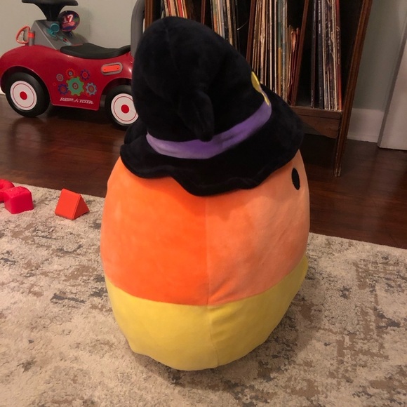 NWT Squishmallows Cannon The Candy Corn 14”H Plush Toy Halloween Witch Hat - Picture 4 of 8